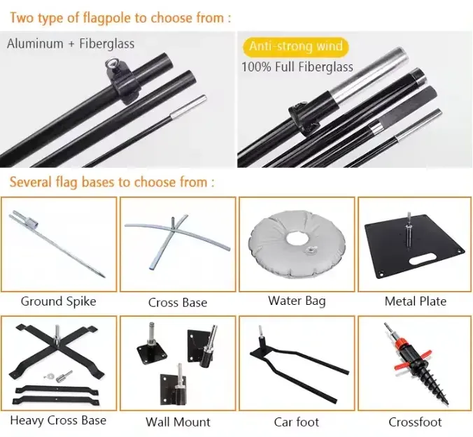 Feather Beach Flag Pole