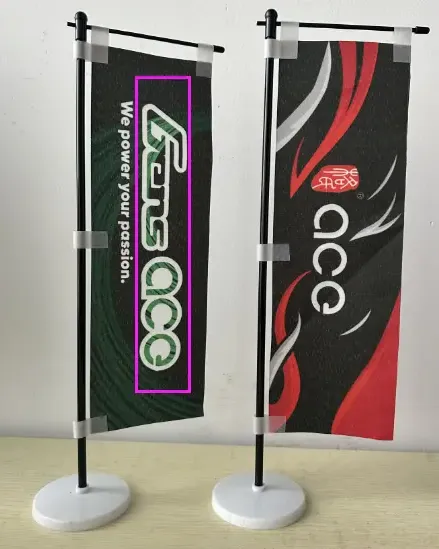 Table Rectangle Beach Flag